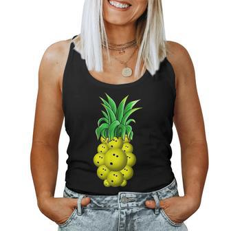 Pineapple Hawaiian Bowling T Aloha Beach Hawaii Women Tank Top | Mazezy