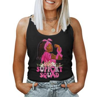 Pink Ribbon Strong Support Squad Breast Cancer Women Tank Top
