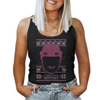 The Pink Whitney Ugly Christmas Sweater Party Hockey Women Tank Top | Mazezy AU