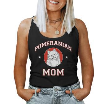 Pomeranian Mom Dog Mother Women Tank Top | Mazezy