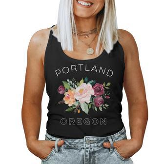 Portland Oregon Rose Lovers Gardeners Women Tank Top | Mazezy DE
