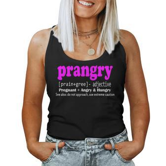 Prangry Soon To Be Mom Pregnancy T Women Tank Top | Mazezy