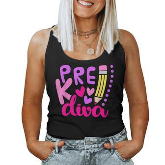 Pre K Diva T Girls First Day Of Pre K Women Tank Top - Monsterry AU