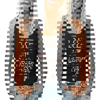 Pregnancy Announcement Due Date December See Yo Women Tank Top | Mazezy