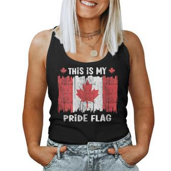 This Is My Pride Flag Canada Canada Day 2023 Women Tank Top | Mazezy