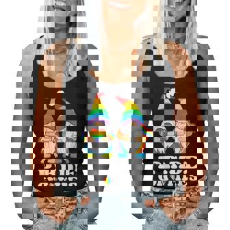 Pride Gnomies Lgbt Pride Rainbow Colors Women Tank Top | Mazezy