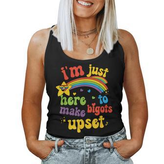 Pride Month Lgbt Ally Gay Rights Rainbow Equality Women Tank Top | Mazezy