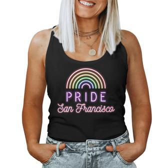 Pride Rainbow San Francisco Lgbt Gay Lesbian Trans Women Tank Top | Mazezy