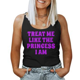 Princess Humor Quote For A Sarcastic Bossy Girl Women Tank Top | Mazezy