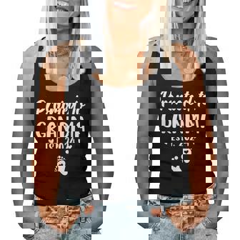 Promoted To Grandma Est 2024 New Grandma Grandmother Women Tank Top - Seseable