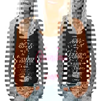 Promoted To Grandma Again 2024 Mothers Day Women Tank Top Basic Casual Daily Weekend Graphic - Seseable