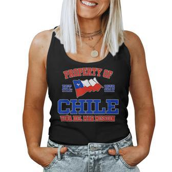 Property Of Chile Viña Del Mar Mission Established 1979 Chile Women Tank Top | Mazezy CA