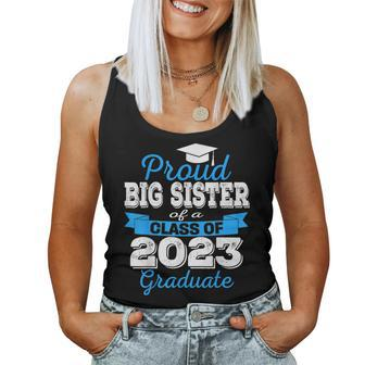 Proud Big Sister Of 2023 Graduate Awesome Family College Women Tank Top | Mazezy