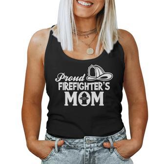 Proud Firefighters Mom Mother Of Firefighter Women Tank Top | Mazezy