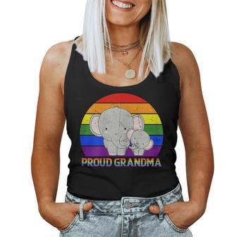 Proud Grandma Elephant Proud Mom Lgbt Gay Pride Women Tank Top | Mazezy DE