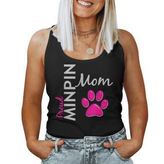 Proud Minpin Mom For Miniature Pinscher Moms Women Tank Top | Mazezy