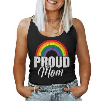 Proud Mom Ally Lgbt Lesbian Gay Pride Month Lgbtq Women Tank Top | Mazezy
