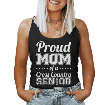 Proud Mom Of A Cross Country Senior 2024 Women Tank Top - Seseable