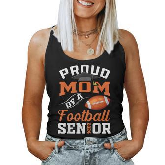 Proud Mom Of A Football Senior 2024 Mom Graduation Women Tank Top - Monsterry
