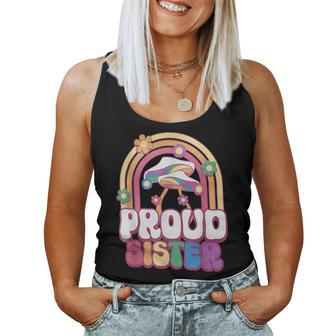 Proud Sister Rainbow Sibling Gay Pride Ally Lgbt Pride Month Women Tank Top | Mazezy