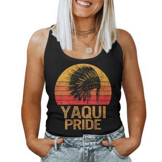 Proud To Be Yaqui Native American Indigenous Pride Indian Women Tank Top | Mazezy