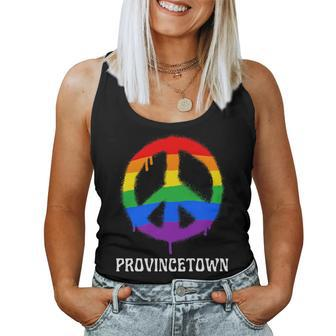 Provincetown Gay Pride Rainbow Lgbt Lgbtq Massachusetts Women Tank Top | Mazezy