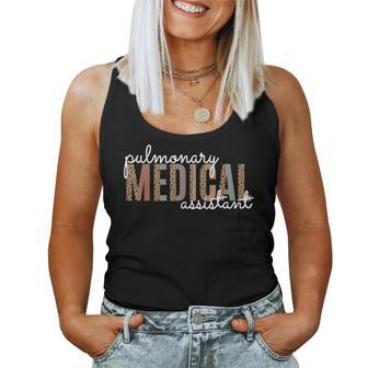 Pulmonary Medical Assistant Respiratory Medicine Nurse Women Tank Top | Mazezy