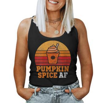 Pumpkin Spice Af Men Husband Apparel Halloween Women Tank Top | Mazezy