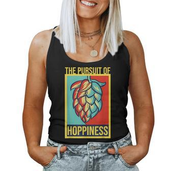 The Pursuit Of Hoppiness Brew Local Beer Master Geek Women Tank Top | Mazezy