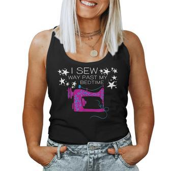 Quilter Crafting Sewing Machine For Mom Women Tank Top | Mazezy