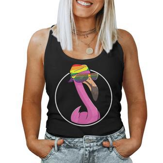 Rainbow Flag - Lgbt Pride Gay Flamingo Women Tank Top | Mazezy