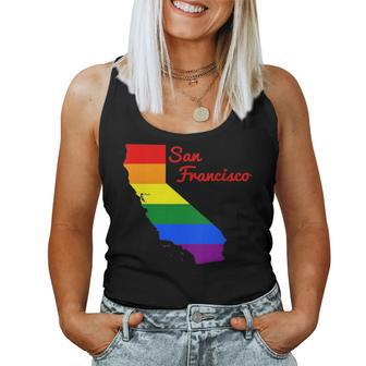 Rainbow Flag San Francisco Lgbt Pride Women Tank Top | Mazezy