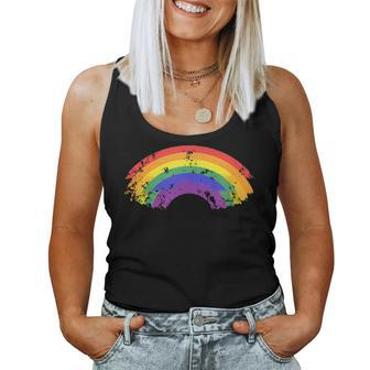 Rainbow Lgbt Flag Pride Gay Lesbian Flags Couple Men Women Women Tank Top | Mazezy