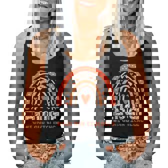 Rainbow Orange Peace Enough End Gun Violence Heart Reform Women Tank Top Basic Casual Daily Weekend Graphic - Thegiftio