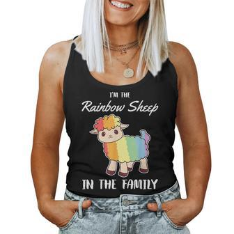 Im The Rainbow Sheep In The Family Women Tank Top | Mazezy