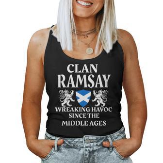 Ramsay Scottish Clan Scotland Family Name Women Tank Top | Mazezy