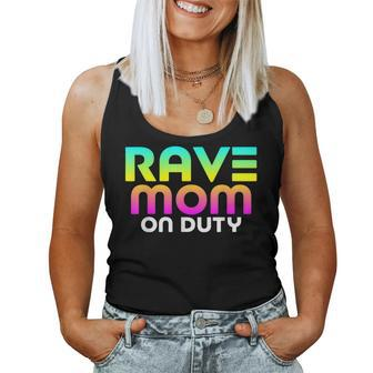 Rave Mom On Duty - Edm Raver Women Tank Top | Mazezy CA