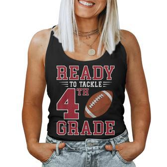 Ready To Tackle 4Th Grade Back To School First Day Of School Women Tank Top - Monsterry UK