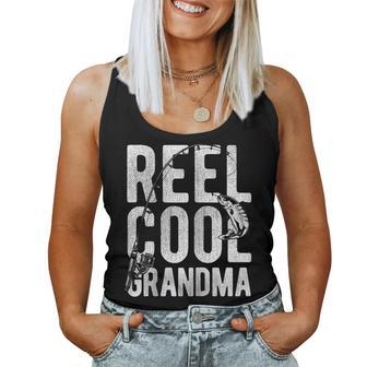 Reel Cool Grandma Retro Fishing Lover Women Tank Top | Mazezy
