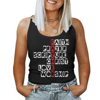 Religious Dad Christian Believer Fatherhood Fathers Day Women Tank Top Basic Casual Daily Weekend Graphic - Seseable