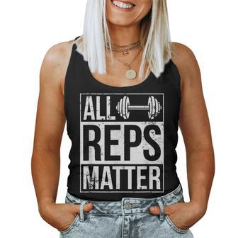 All Reps Matter Woman Workout Enthusiast Christmas Women Tank Top | Mazezy