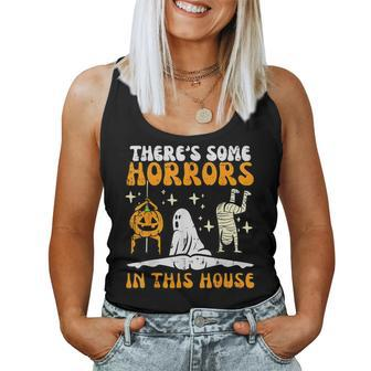 There's Some Horrors In This House Halloween Women Tank Top | Mazezy DE