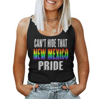 Retro 70S 80S Style Cant Hide That New Mexico Gay Pride Women Tank Top | Mazezy