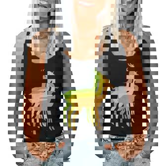 Retro Gerenuk Vintage Gerenuk Silhouette Animal Lover 60S Women Tank Top | Mazezy
