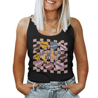 Retro Inclusion Matters Sped Teacher Positive Affirmations Women Tank Top - Monsterry