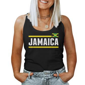 Retro Jamaica Flag Vintage Jamaican Men Souvenir Women Tank Top Weekend Graphic - Thegiftio UK