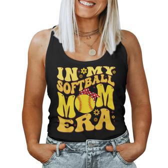 Retro In My Softball Mom Era Mama Boy Women Tank Top - Monsterry