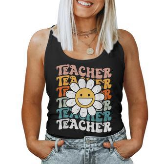 Retro Teacher Colorful - Elementary School Teacher Women Tank Top