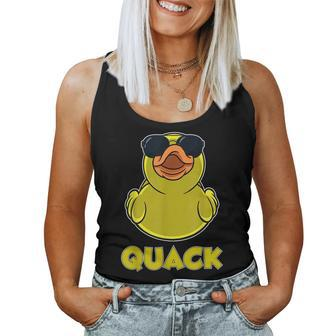 Rubber Duck Lover Quack Funny Rubber Duck Women Tank Top Basic Casual Daily Weekend Graphic - Seseable