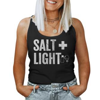 Salt & Light Matt 513-16 Bible Verse Christian Women Tank Top | Mazezy